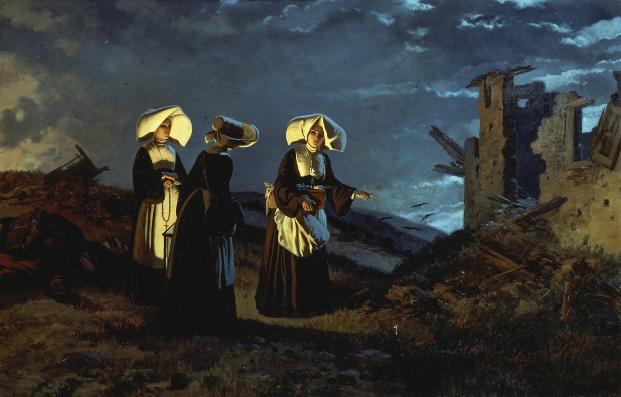 Abend nach der Schlacht von Sedan von Carlo Ademollo