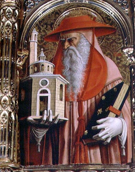 St. Hieronymus (Detail) von Carlo Crivelli