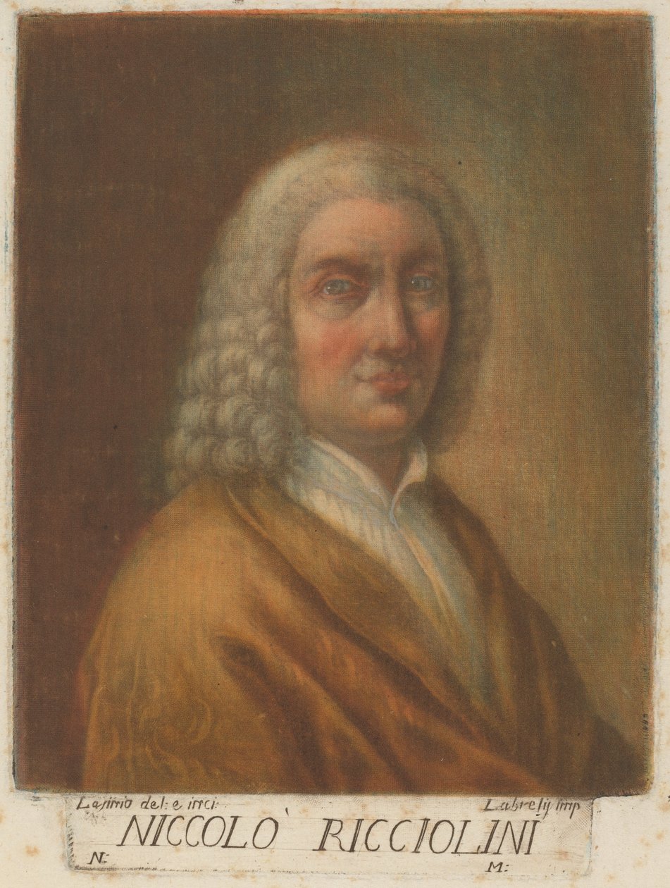 Niccolo Ricciolini, 1789 von Carlo Lasinio