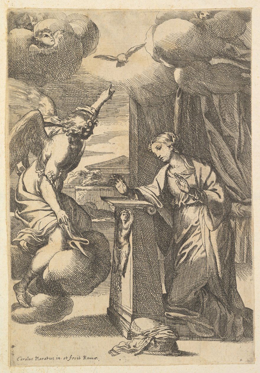 Die Verkündigung von Carlo Maratta or Maratti