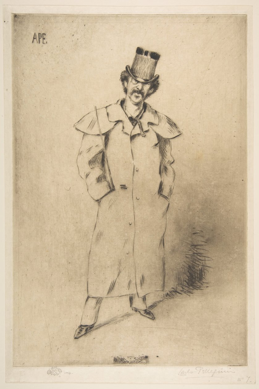 James McNeill Whistler, 19. Jahrhundert von Carlo Pellegrini