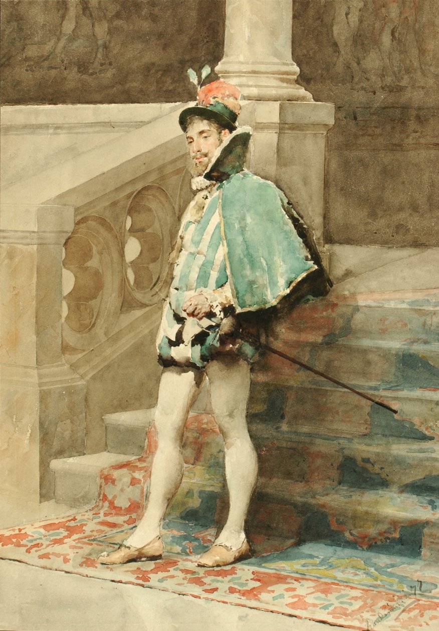 Studie eines Höflings von Carlo Randanini