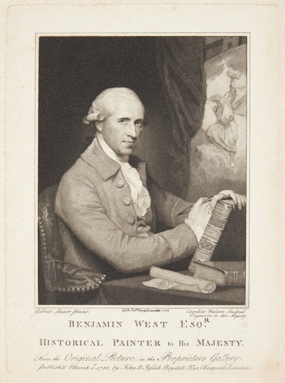 Benjamin West von Caroline Watson