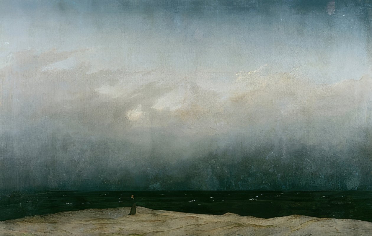 Der Mönch am Meer von Caspar David Friedrich