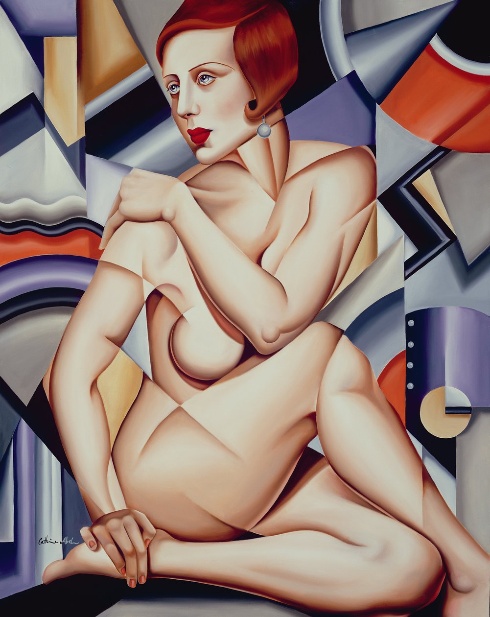 Kubistischer Akt von Catherine Abel