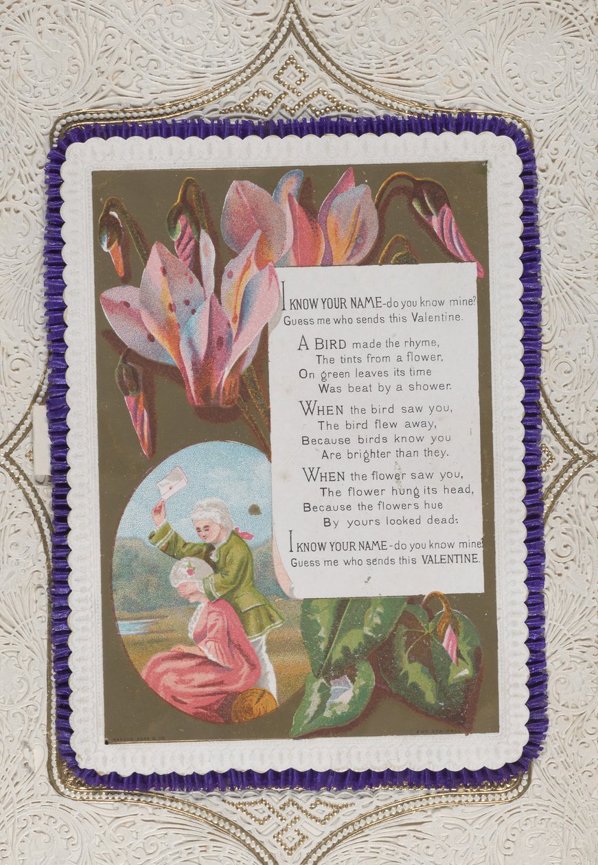 Valentine, 1874 von Catherine Greenaway