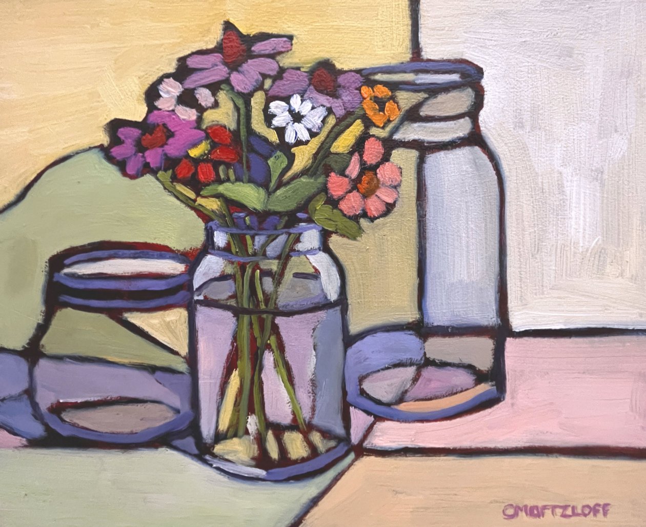 Reflektierendes Glas, 2023 von Catherine J Martzloff