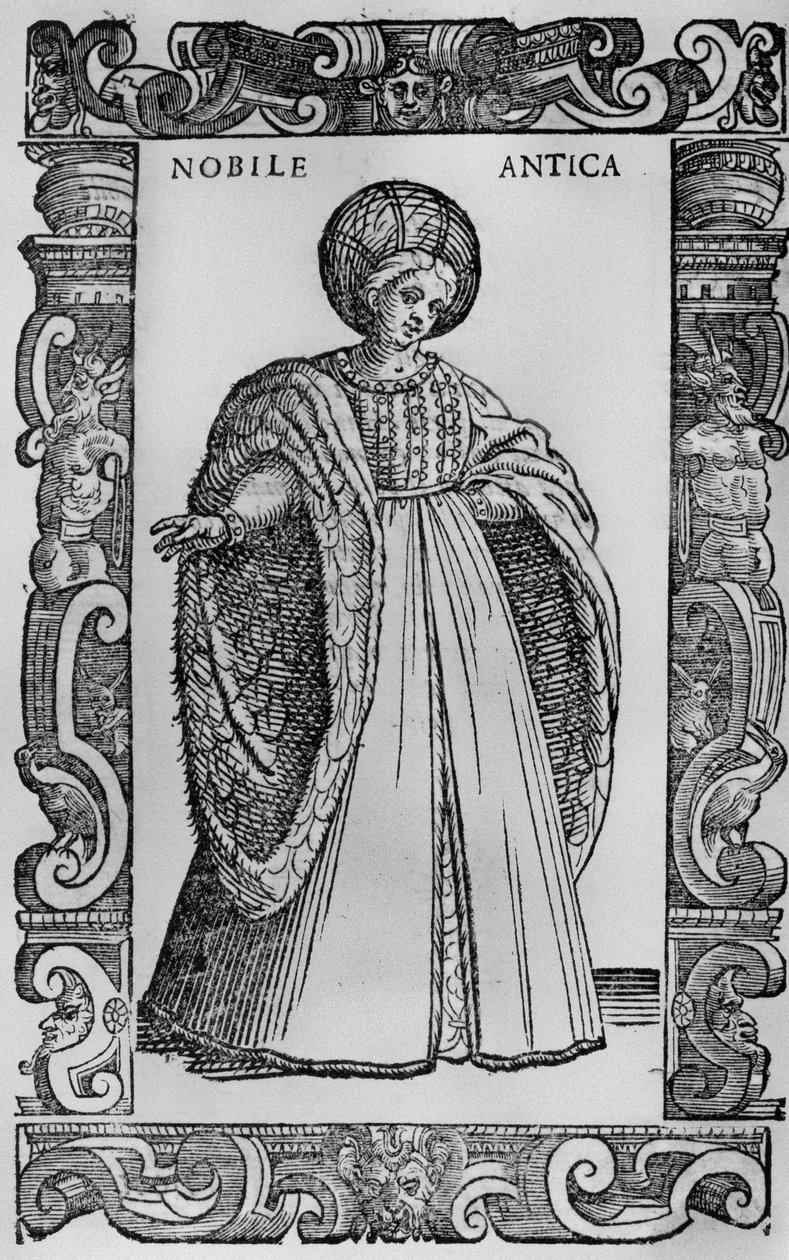 Nobile Antica, 1590 von Cesare Vecellio
