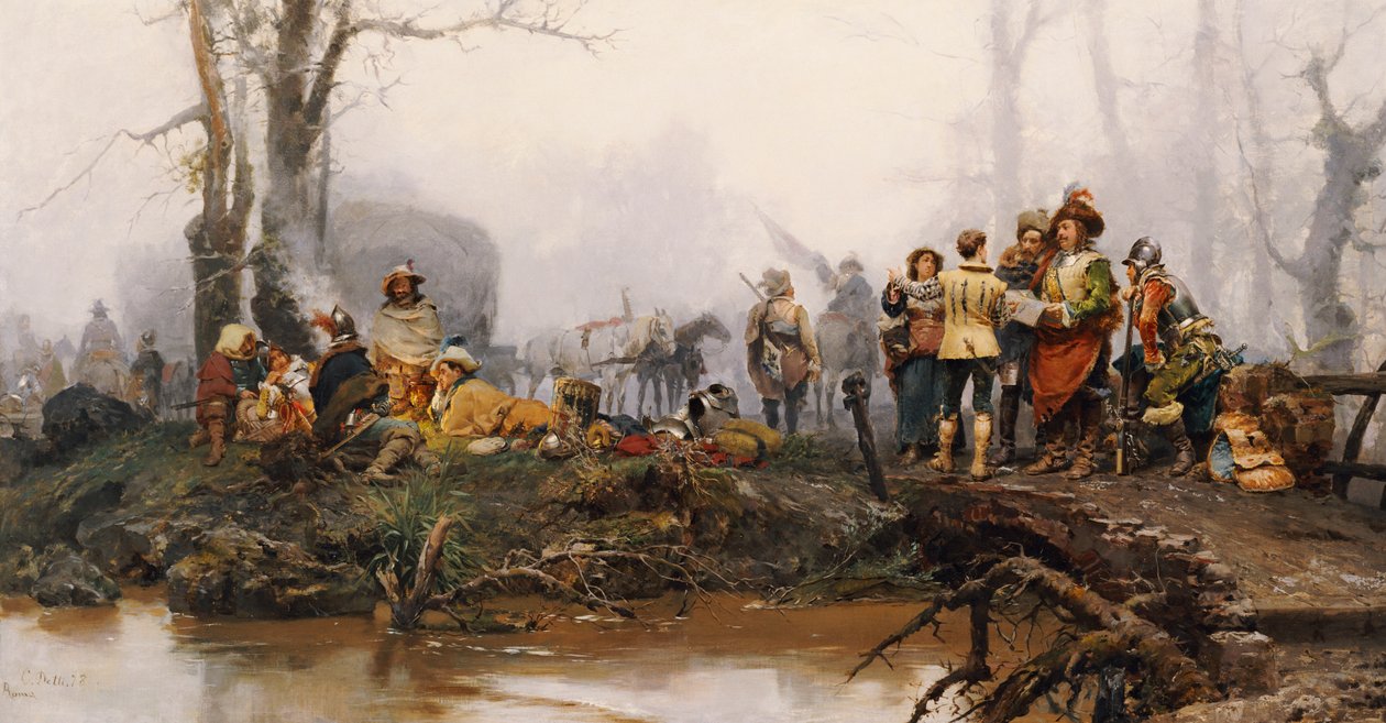 Das Lager, 1878 von Cesare Auguste Detti