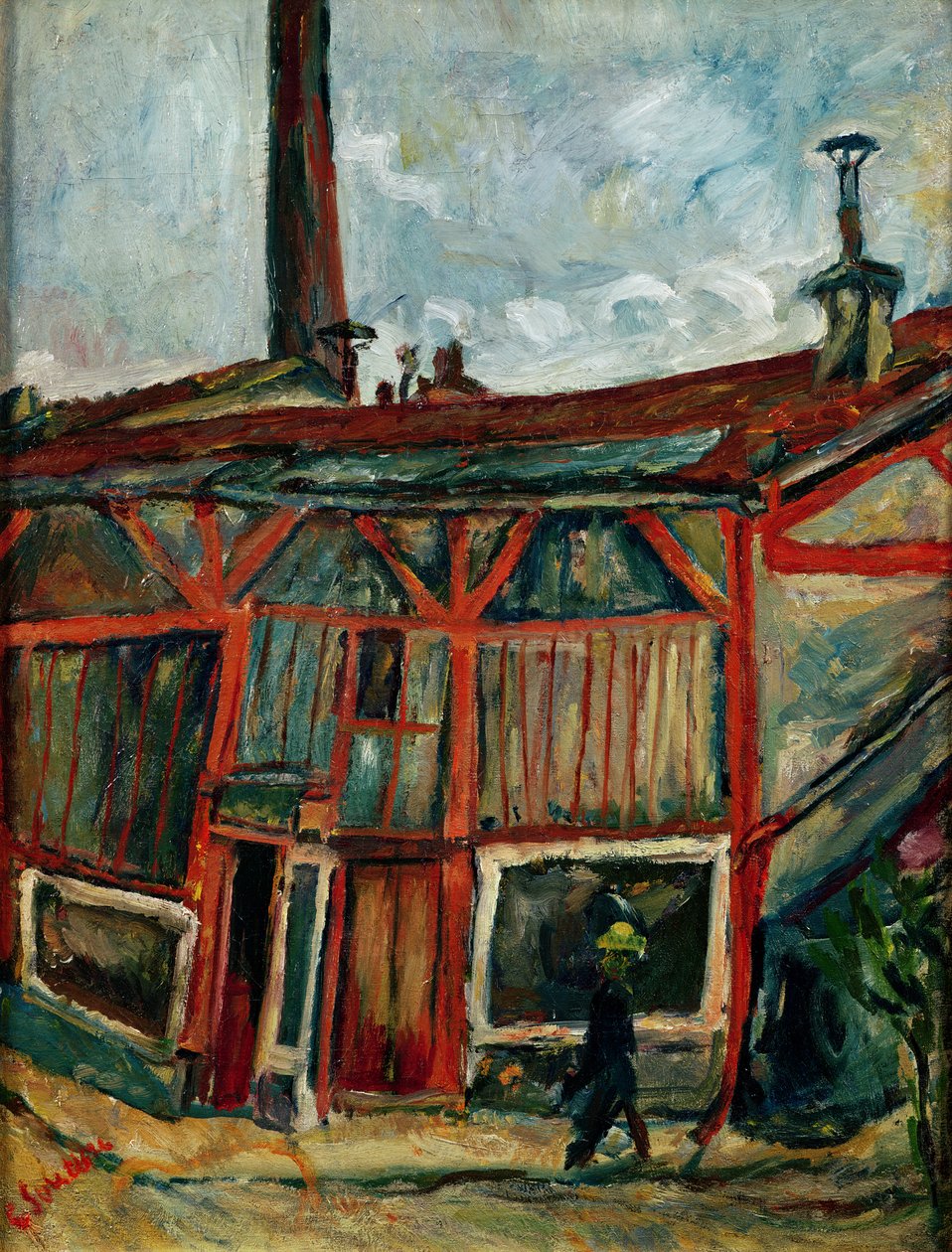 Studios in der Stadt Falguiere, 1914 von Chaim Soutine