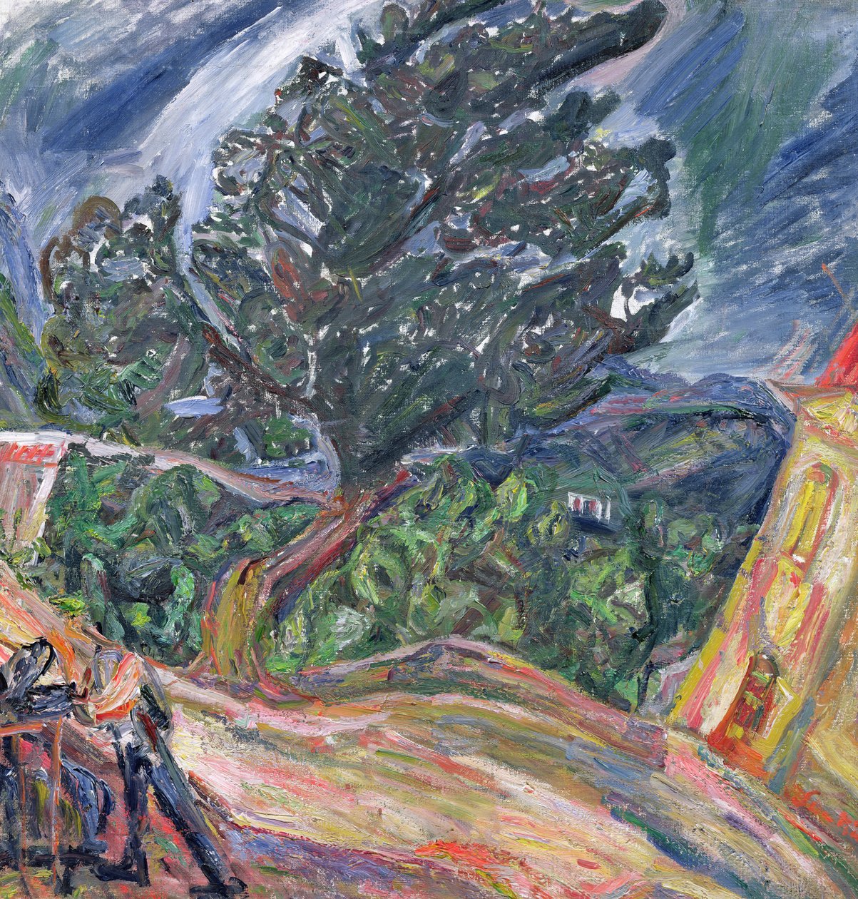 Der große blaue Baum, ca. 1940-42 von Chaim Soutine