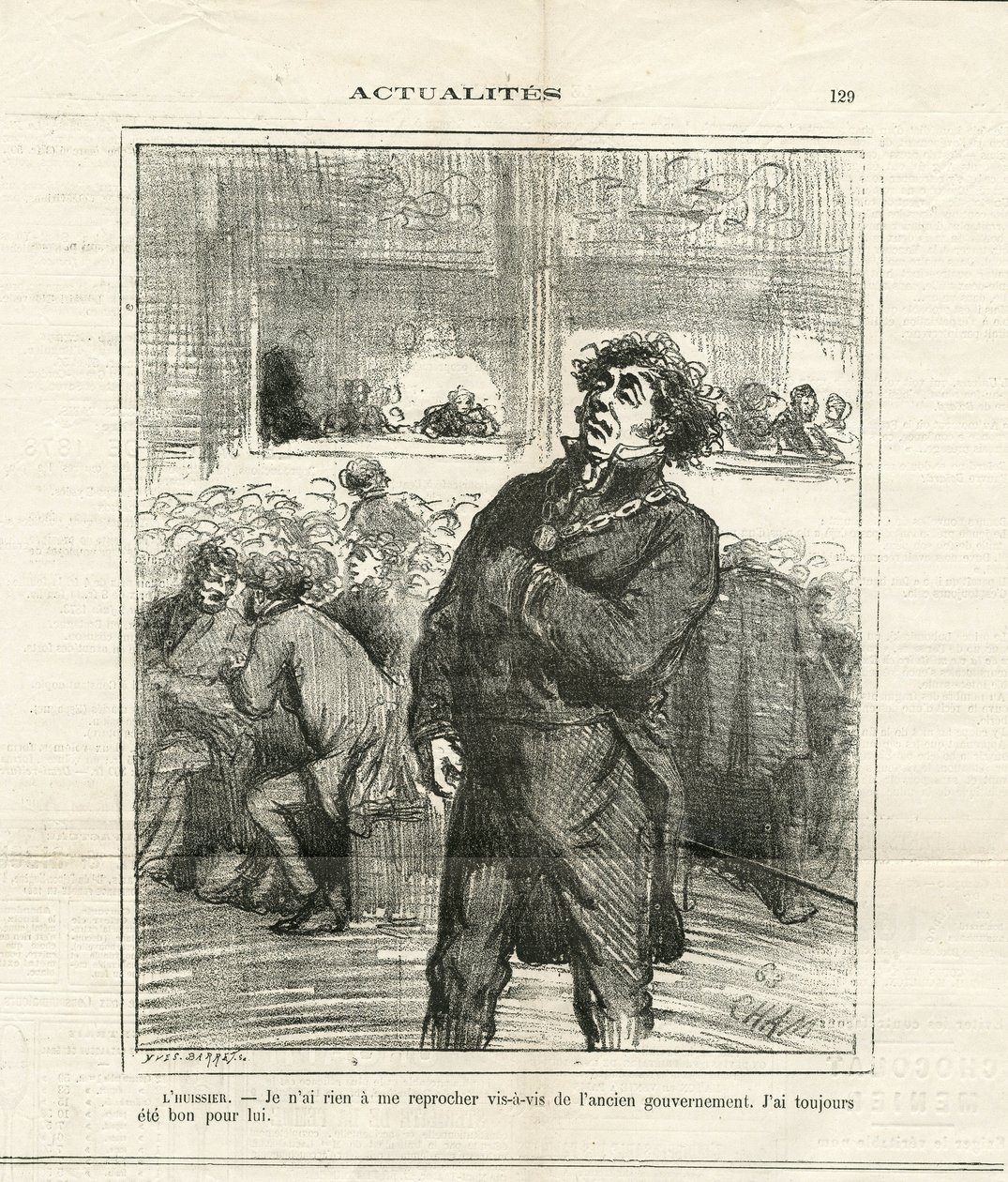 Illustration von Cham (1819-1879) in Le Charivari von Amédée de Noé