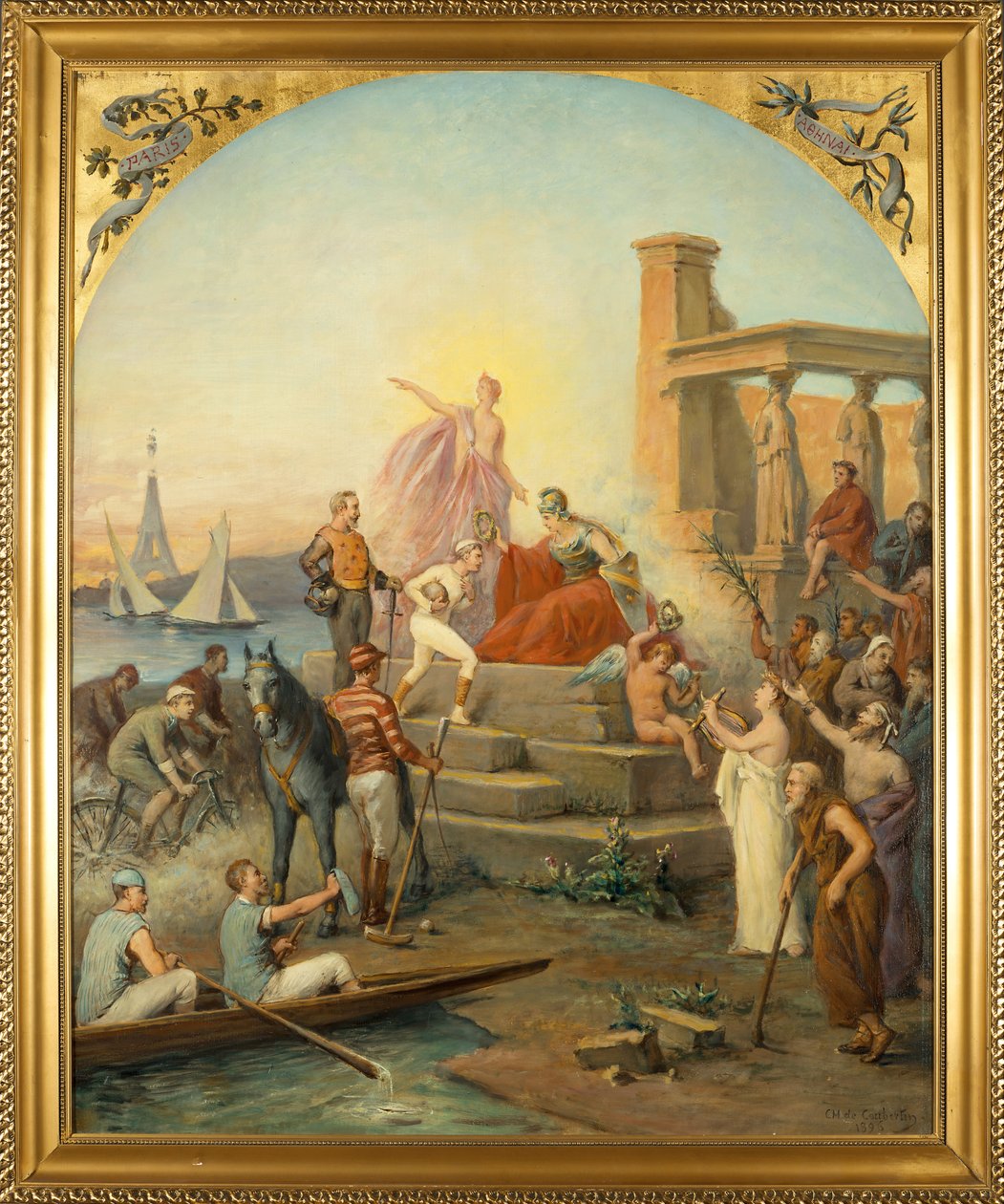 Allegorie auf den Sport von Charles Louis Fredy de Coubertin