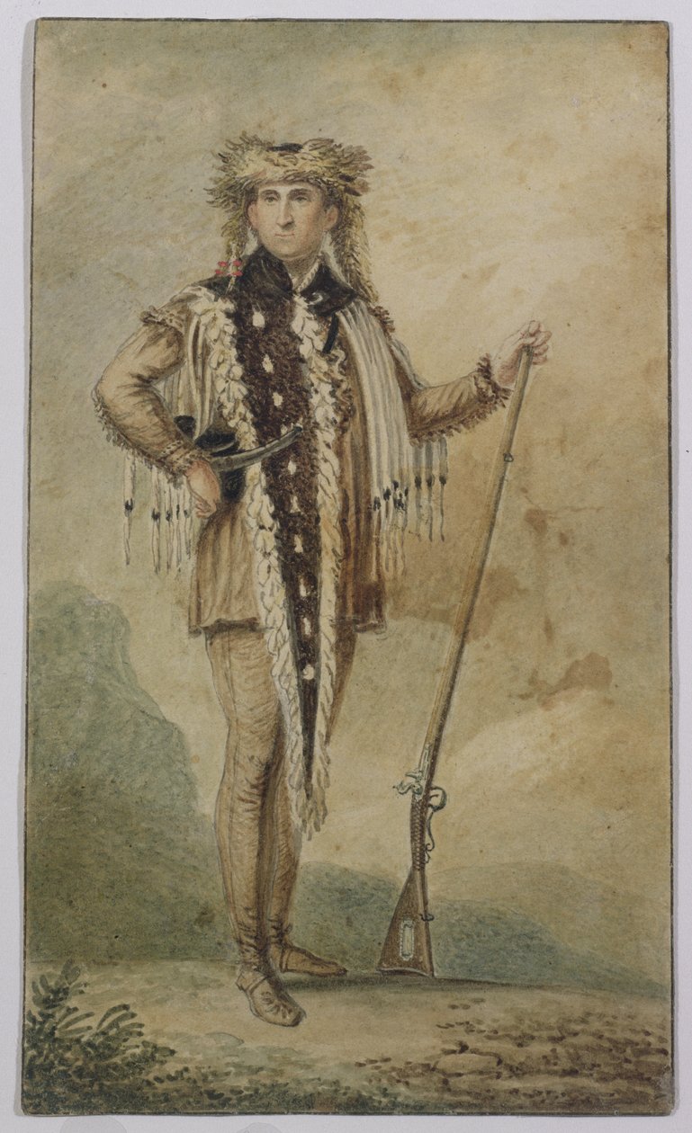 Kapitän Meriwether Lewis, 1807 von Charles Balthazar Julien Févret de Saint Mémin