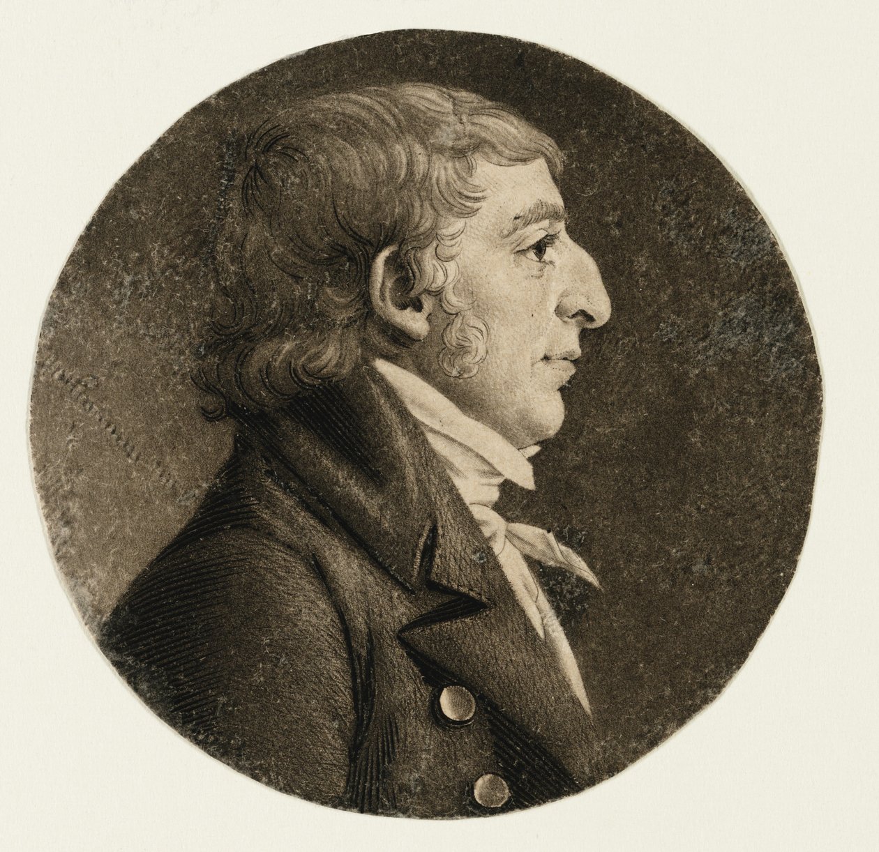 Benjamin King von Charles Balthazar Julien Févret de Saint Mémin