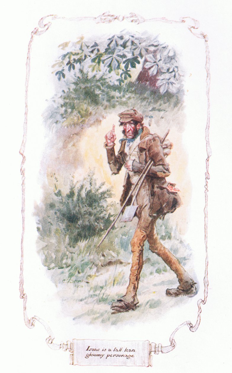 Isaac ist eine große, schlanke, düstere Gestalt von Charles Edmund Brock