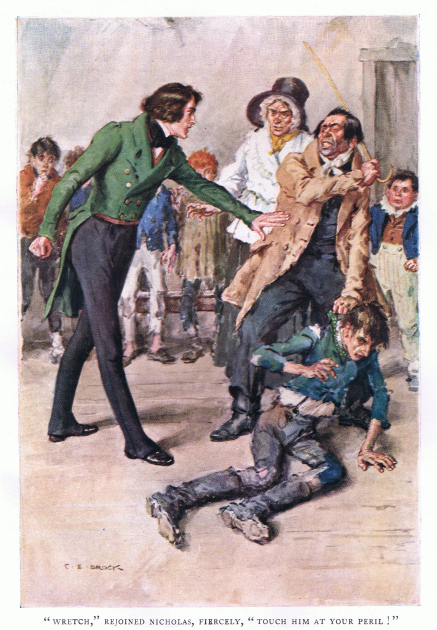 Elender, erwiderte Nicholas heftig, berühre ihn noch einmal auf eigene Gefahr! von Charles Edmund Brock