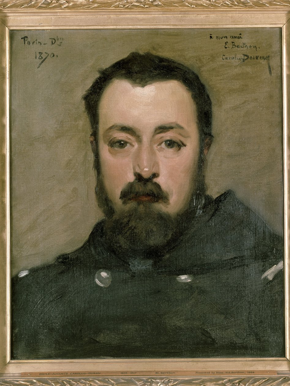 Porträt von M. Berthon, 1870 von Charles Emile Auguste Carolus Duran