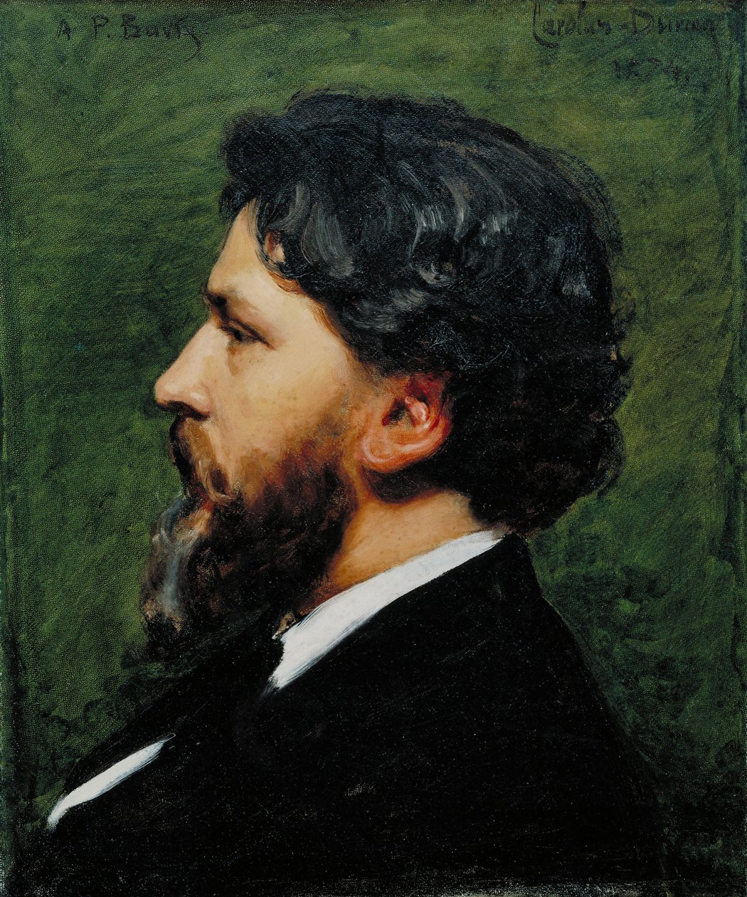 Porträt von Philippe Burty, 1874 von Charles Emile Auguste Carolus Duran