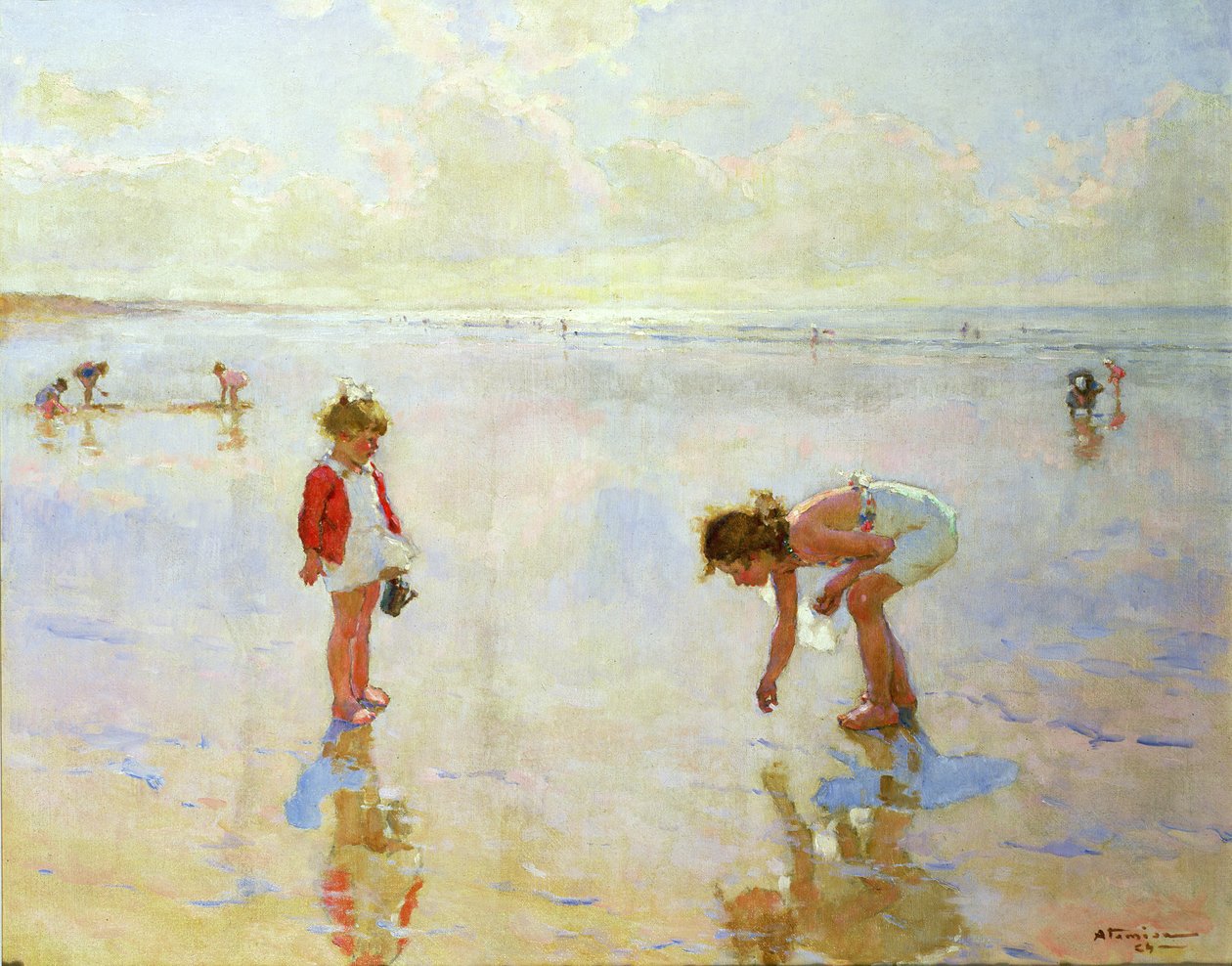 Strandszene von Charles Garabed Atamian