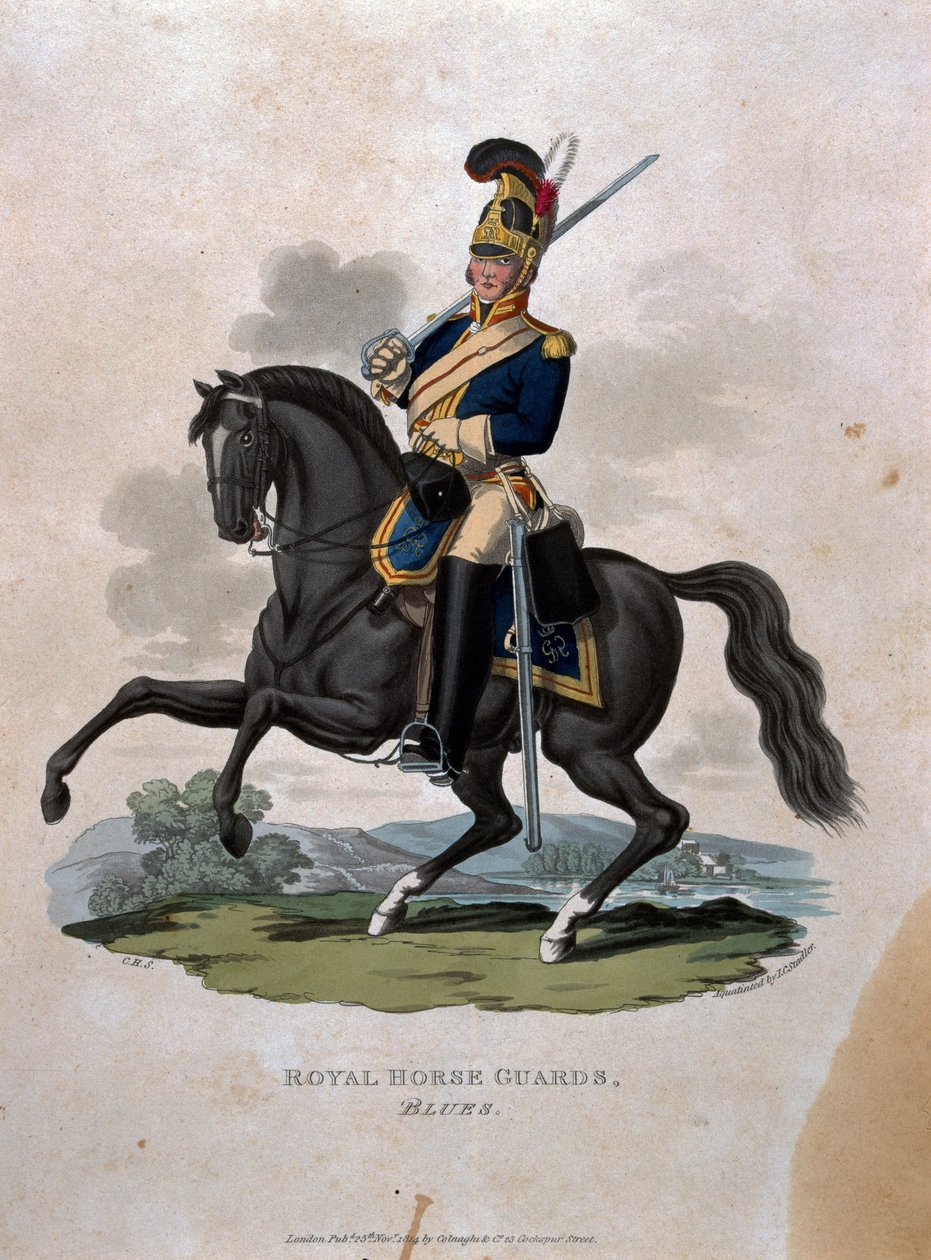 Ein Soldat der Royal Horse Guards, aus 