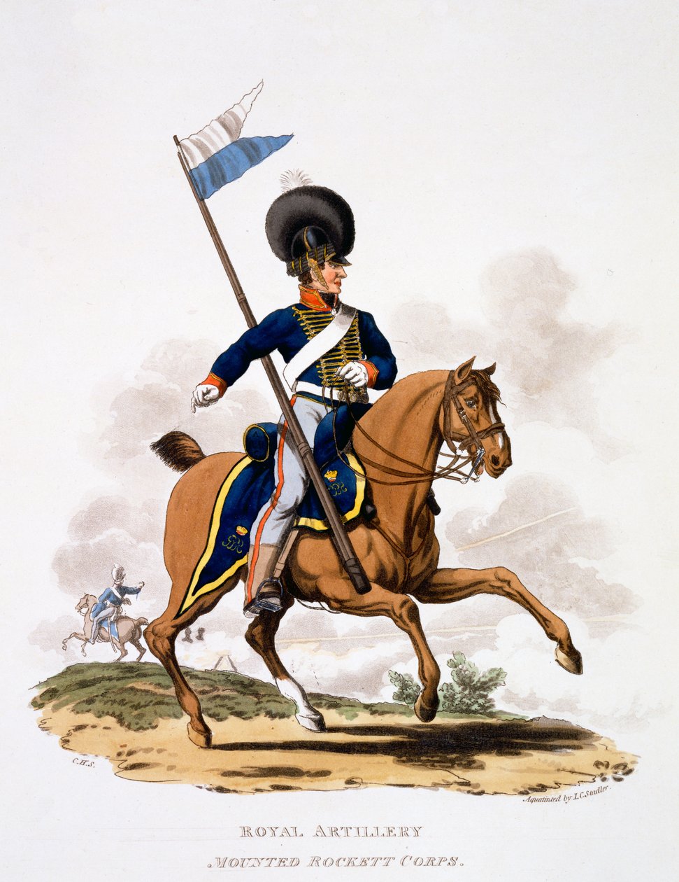 Uniform der Royal Artillery, Mounted Rocket Corps, aus 