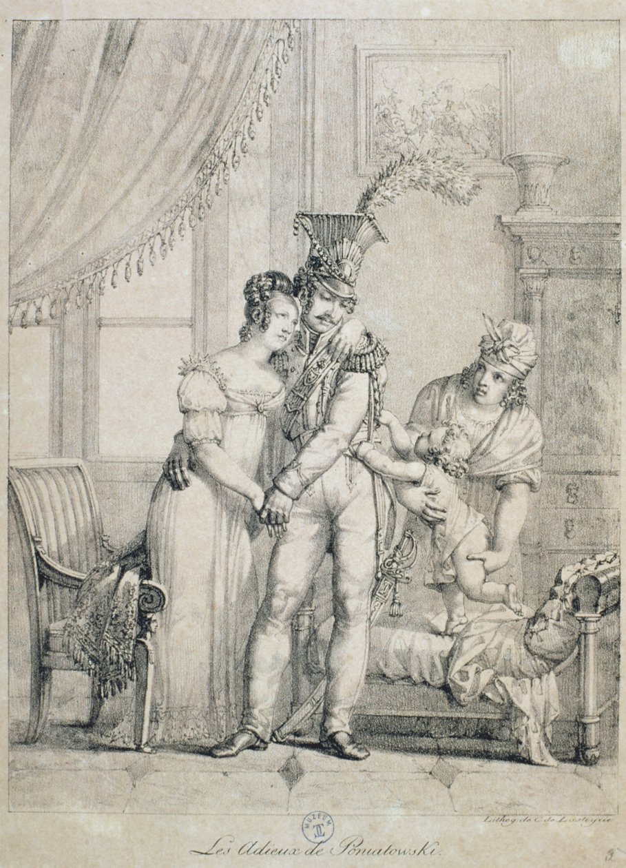 Abschied von Joseph Poniatowski von Charles Lasteyrie du Saillant