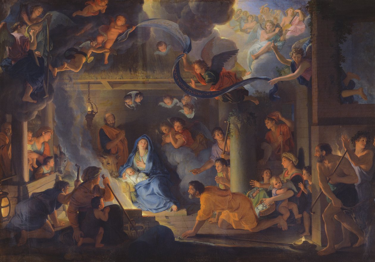 Anbetung der Hirten, 1689 von Charles Le Brun
