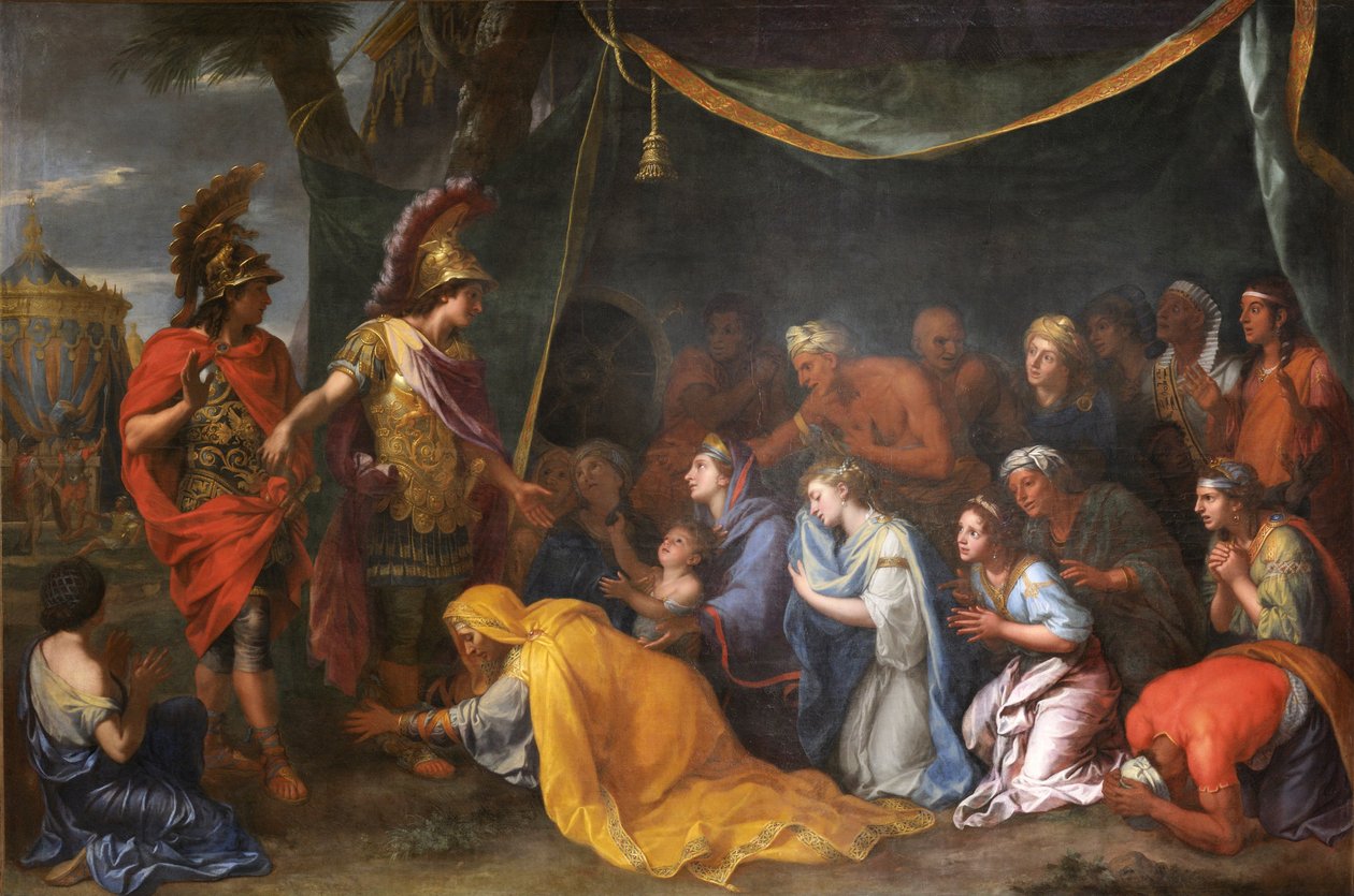 Die Königinnen von Persien zu Füßen Alexanders, auch bekannt als das Zelt des Darius von Charles Le Brun