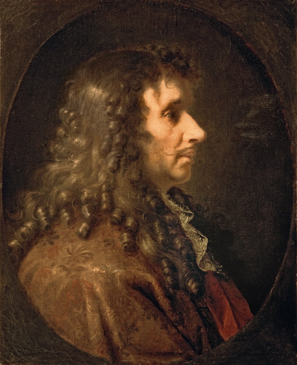 Porträt von Molière (1622-73) 1660 von Charles Le Brun