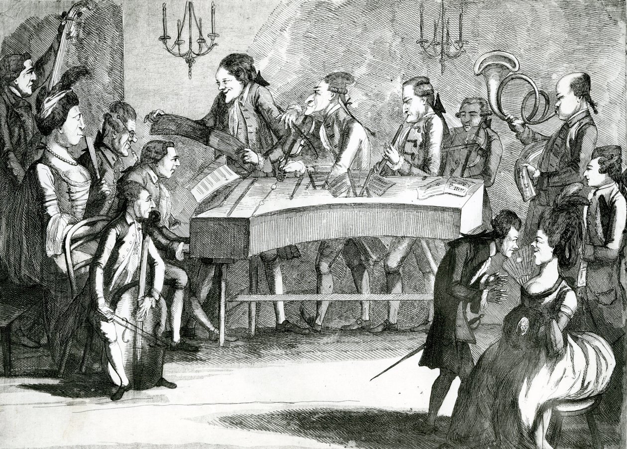Ein Sonntagskonzert, 1782 von Charles Loraine Smith