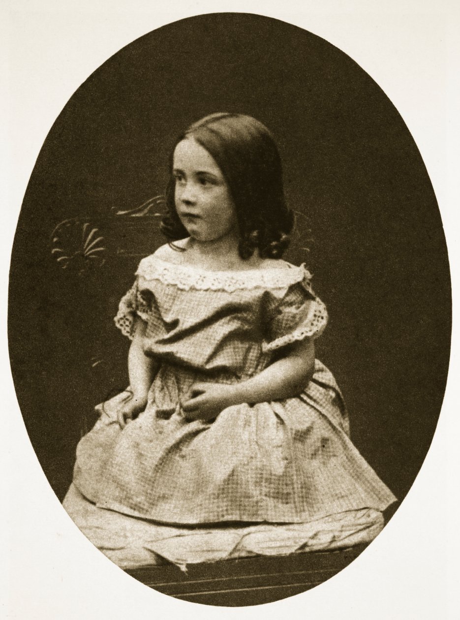 Alice Murdoch, 19. Juli 1856 (Sepia-Foto) von Charles Lutwidge Dodgson