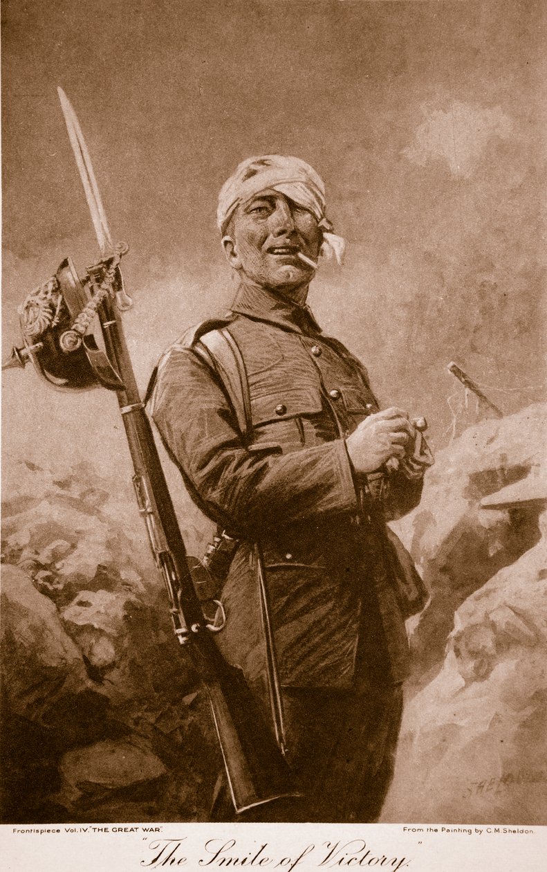 Das Lächeln des Sieges, 1914-19 von Charles Mills Sheldon