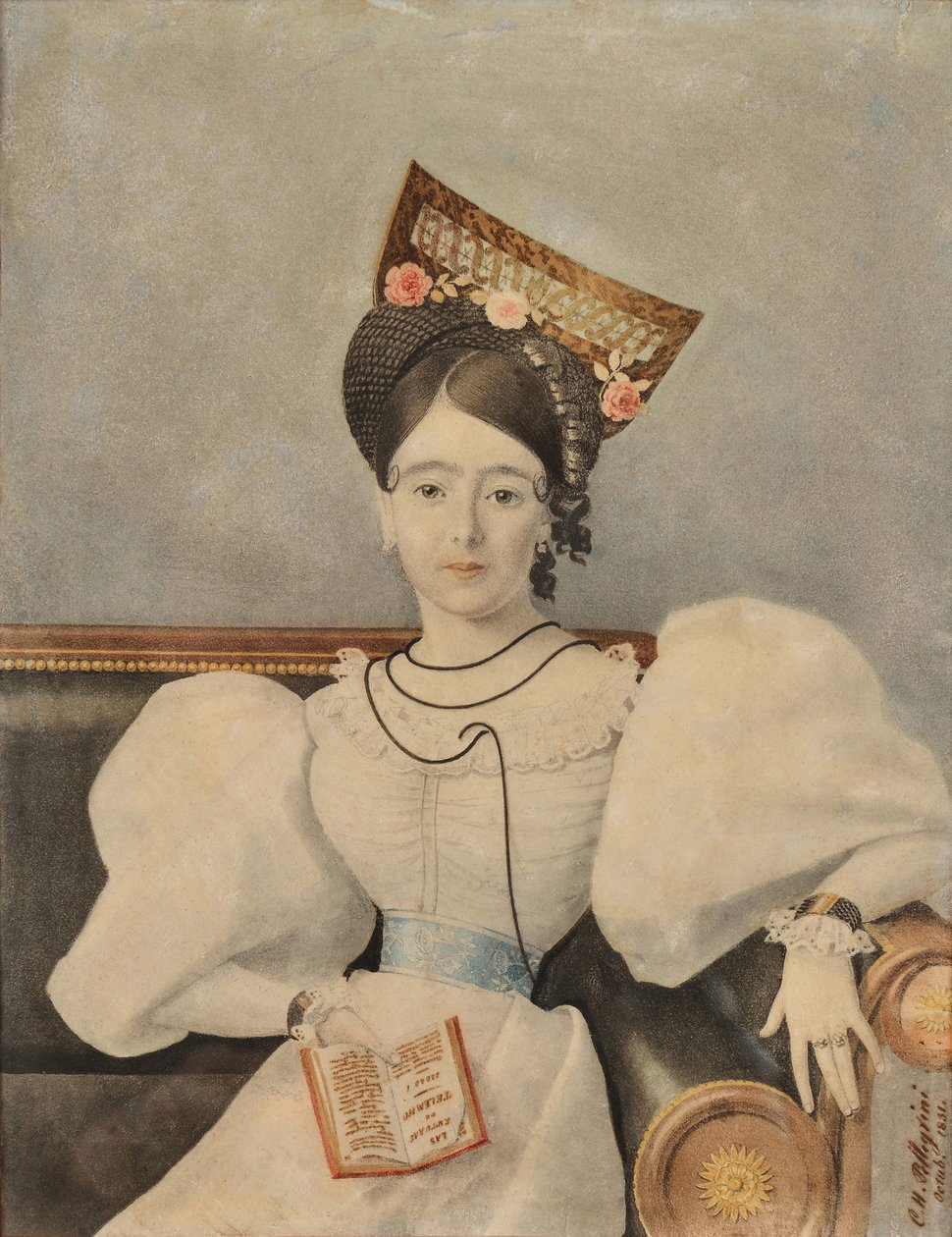 Doña Lucia Carranza de Rodríguez Orey von Charles Pellegrini