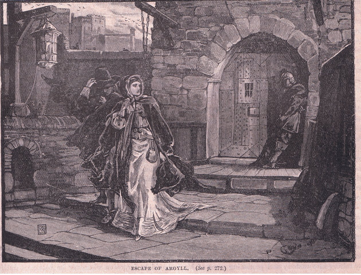 Die Flucht von Argyll, 1681 von Charles Ricketts