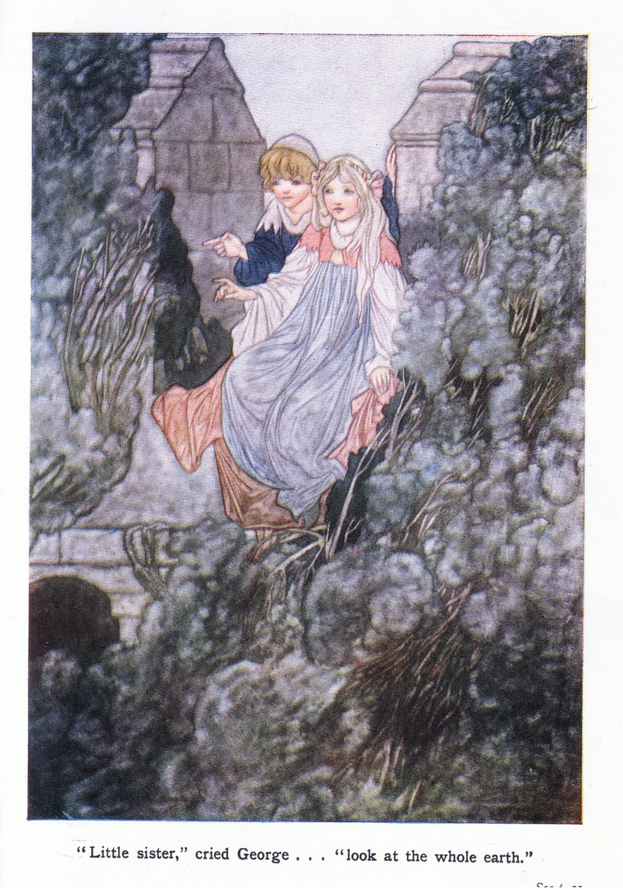 Kleine Schwester, rief George, schau dir die ganze Erde an von Charles Robinson