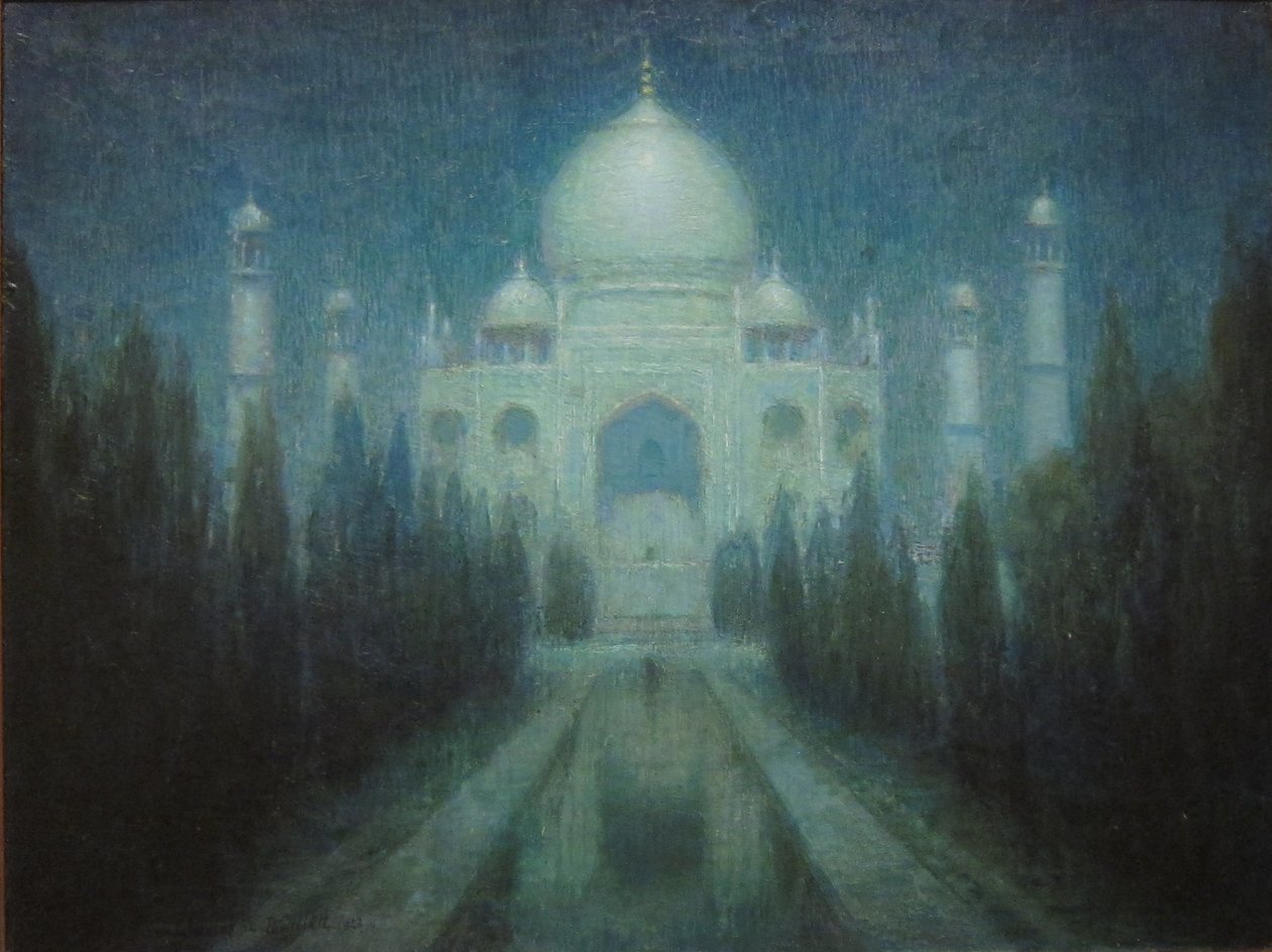 Taj Mahal im Mondlicht von Charles William Bartlett