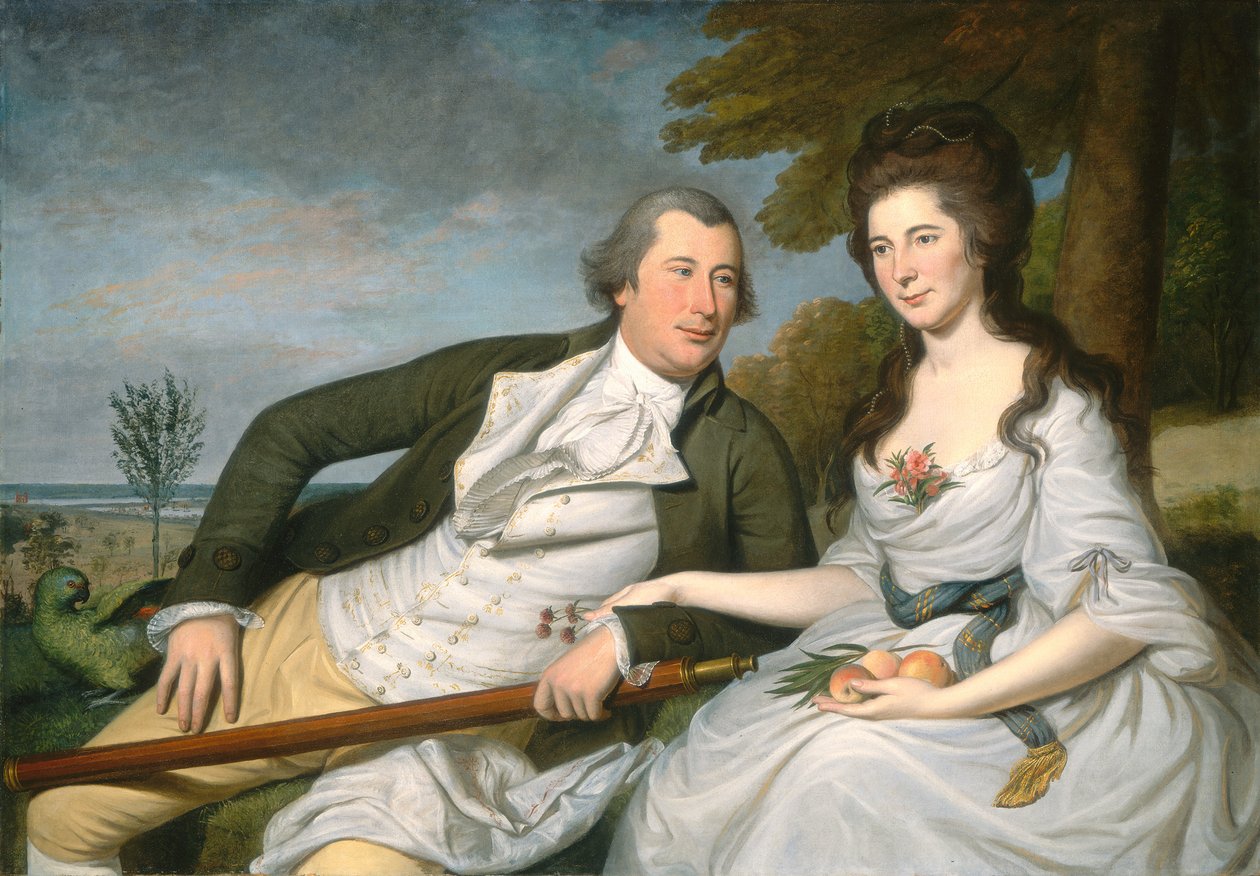 Benjamin und Eleanor Ridgely Laming, 1788 von Charles Willson Peale