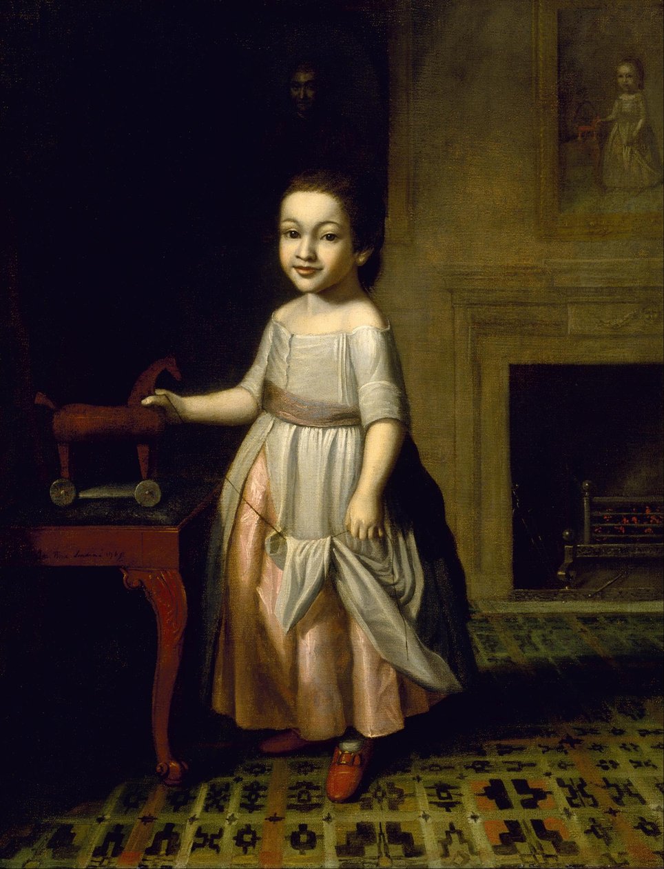 Junge mit Spielzeugpferd von Charles Willson Peale