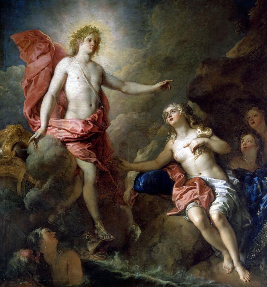 Apollo und Thetis von Charles de la Fosse