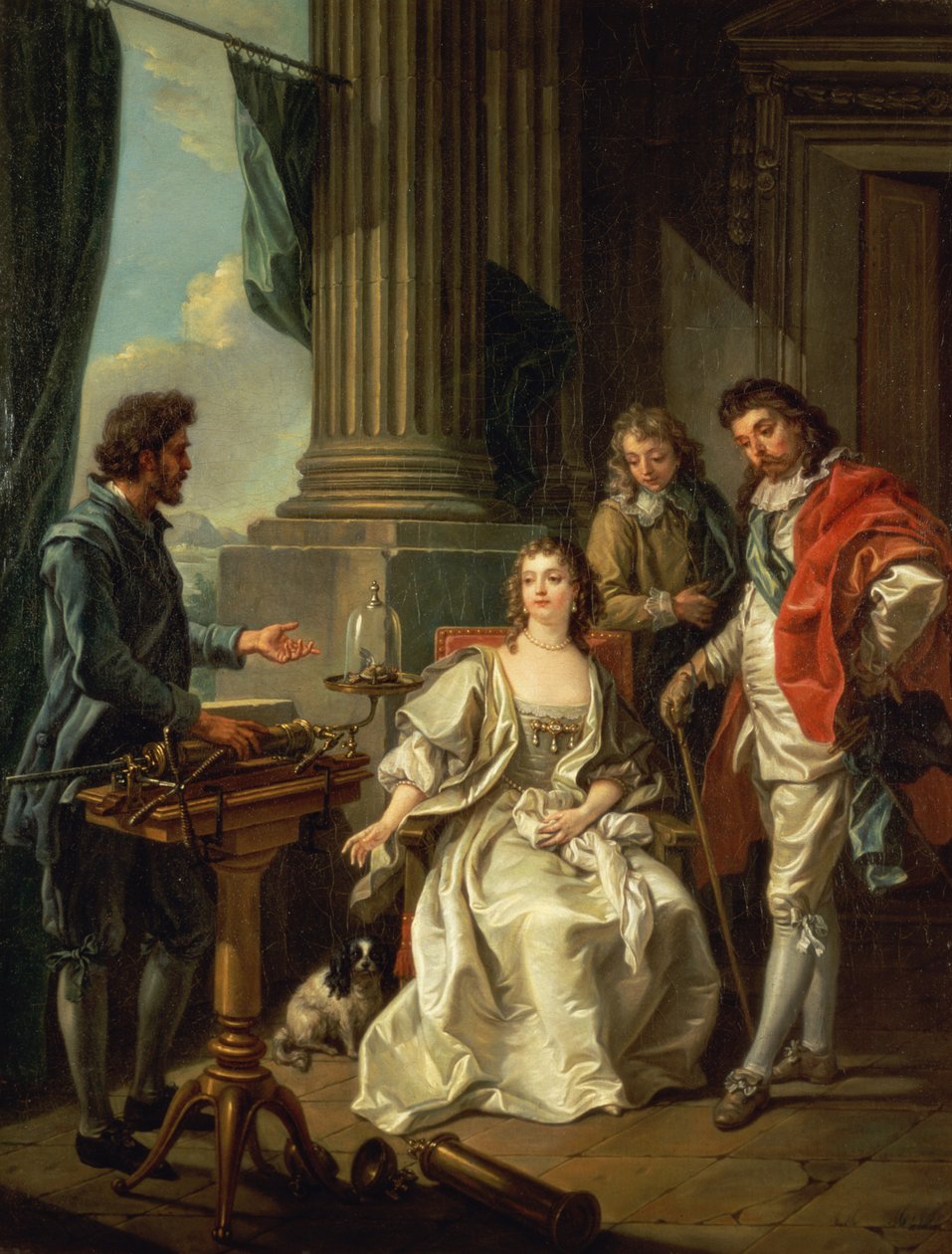 Pneumatisches Experiment, eine Serie, 1777 von Charles Amedee Philippe van Loo