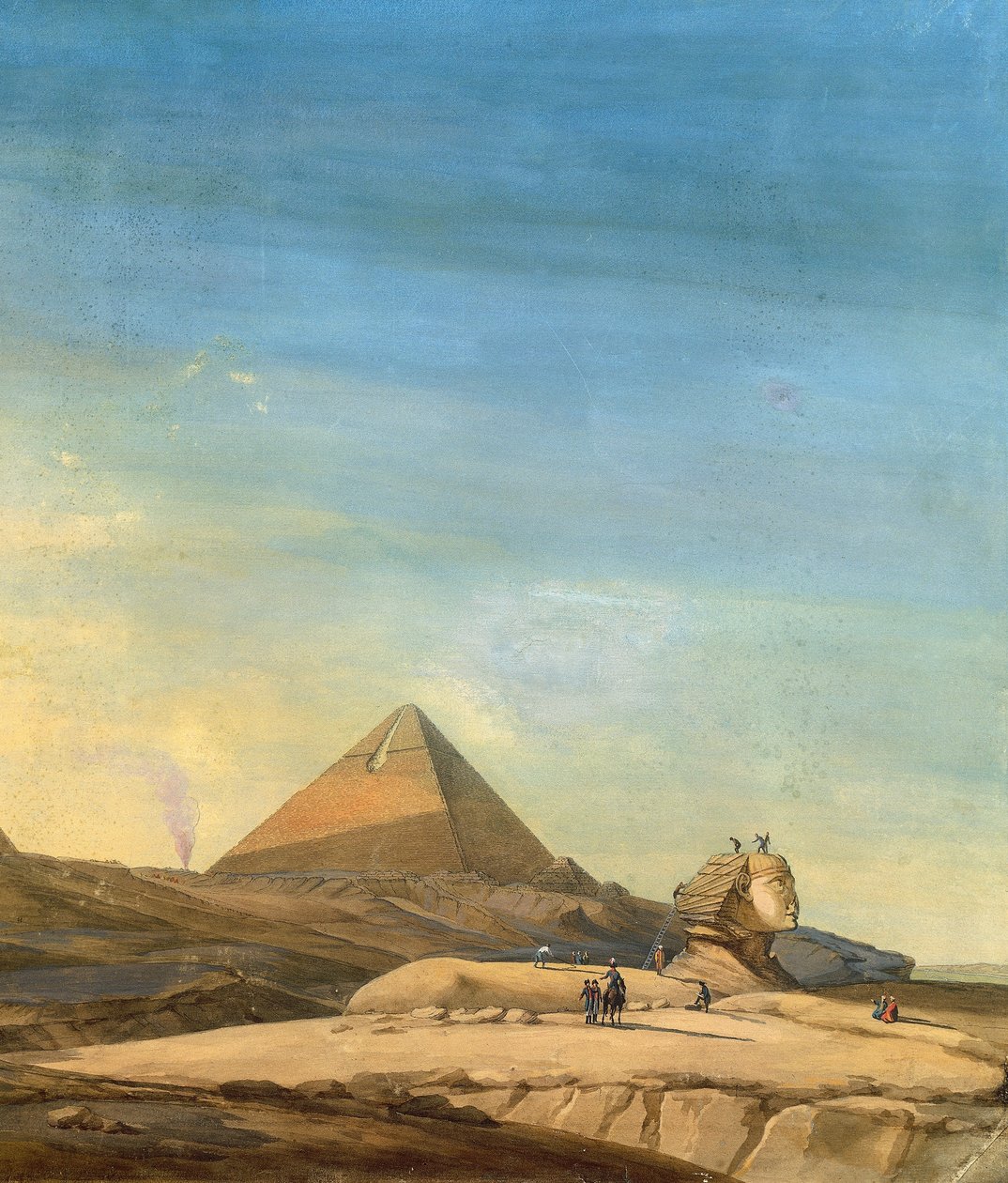 Messende Sphinx, Detail von Charles Louis Balzac