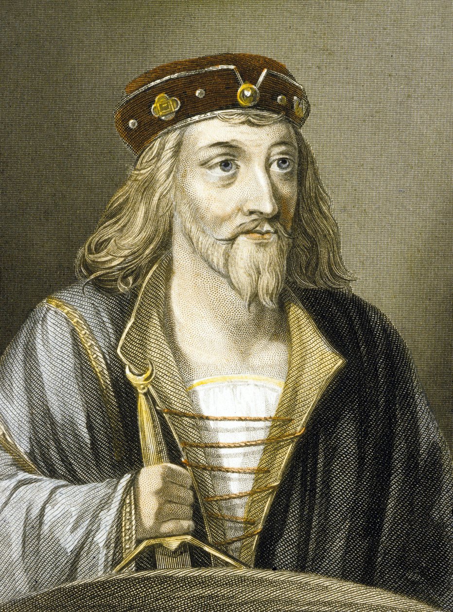 James I. von Schottland von Charles (after) Holl