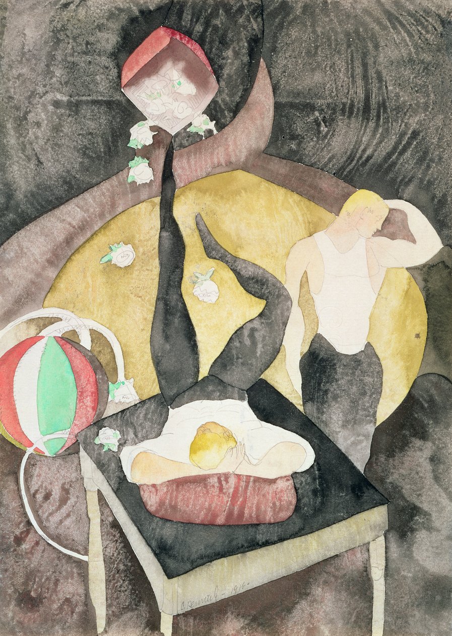 Zwei Akrobat-Jongleure, 1916 von Charles Demuth