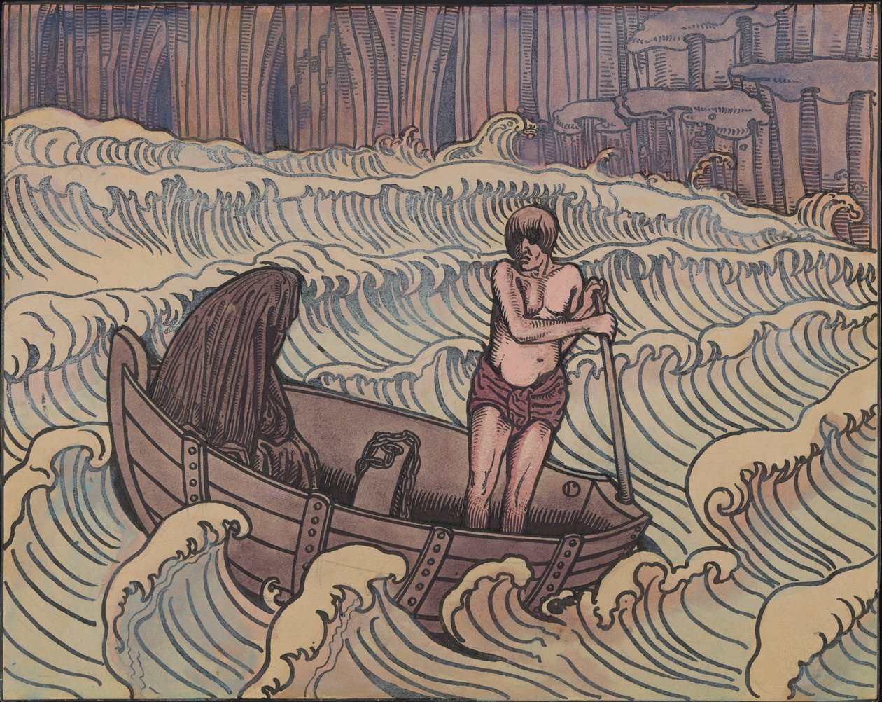 Charon, ca. 1896 von Charles Doudelet