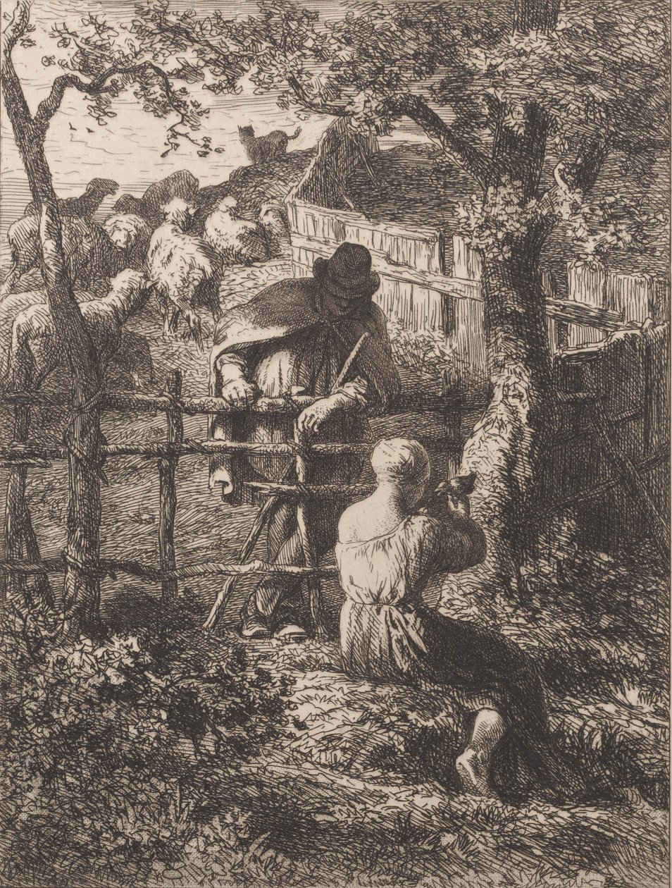 Sommer, 1864 von Charles Emile Jacque