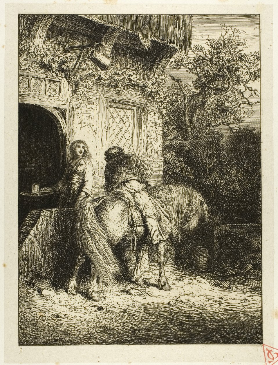 Der Reiter von Charles Emile Jacque