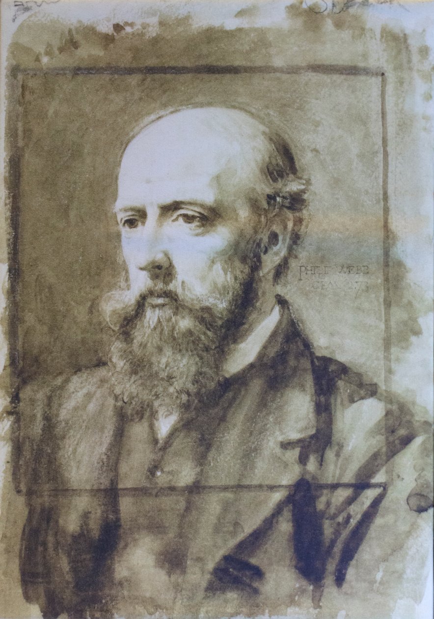 Philip Webb Porträt von Charles Fairfax Murray