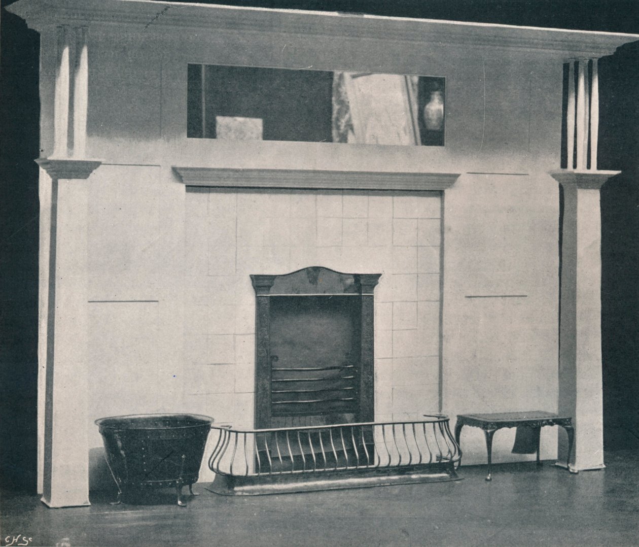 Kamin, ca. 1895, 1897 von Charles Francis Annesley Voysey