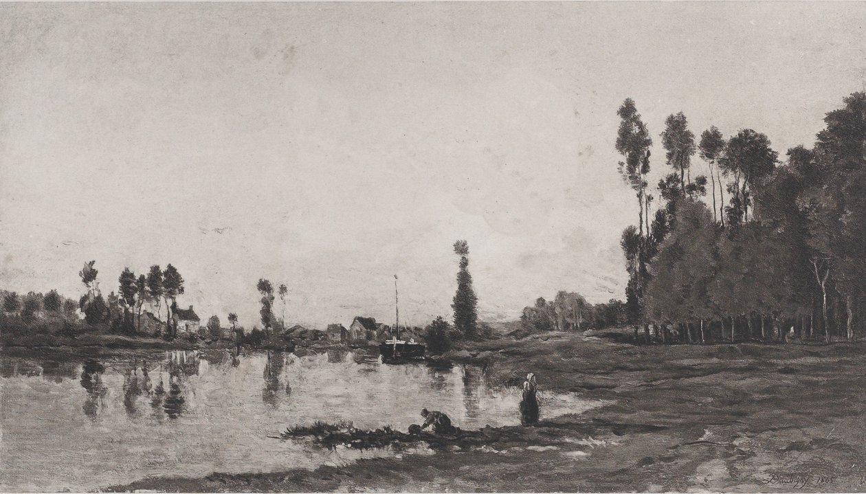 Am Fluss von Charles Francois Daubigny